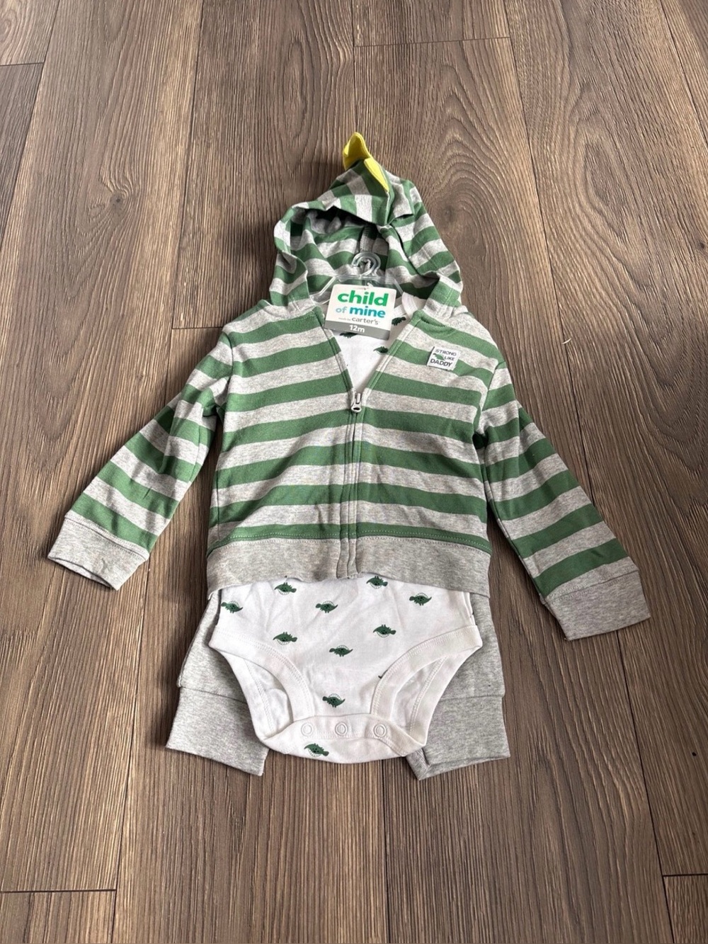 Child Of Mine Made By Carter's Dinosaur 3 Piece Set